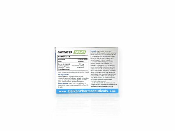 Ginseng (Balkan Pharma) (200mg x 30 Capsule) - immagine 5